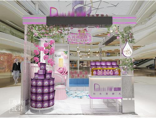 网红化妆品店设计,时尚空间与热门产品的完美融合